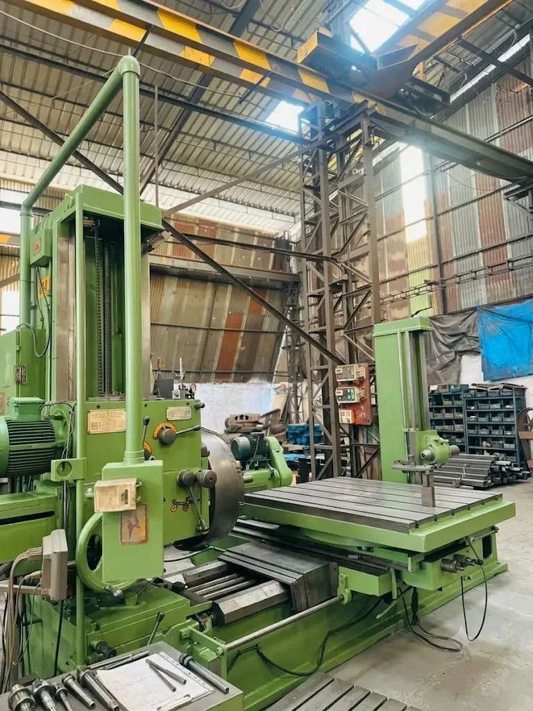 Horizontal Boring Setup